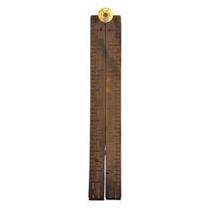 Stanley No. 68 Folding Wood Rule Vintage Folding Wood Ruler Brass Hinges